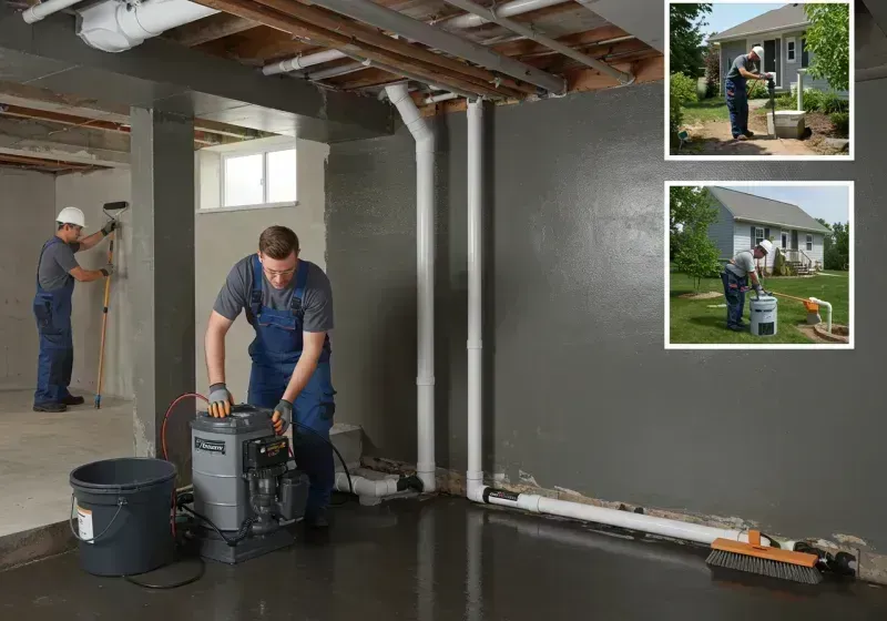 Basement Waterproofing and Flood Prevention process in Pinehurst, NC